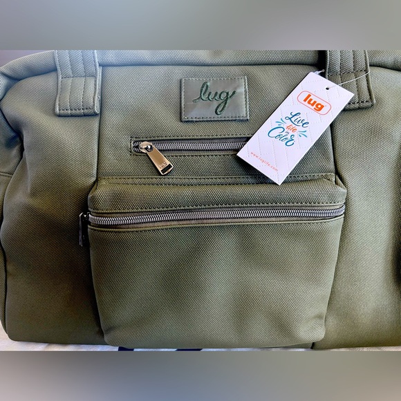 ✈️✈️  Lug Charger Matte Luxe Vegan Leather Bag - Touch feel tactile - Picture 15 of 15
